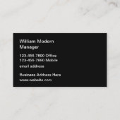 Vorlage für neue Visitenkarten für Klassen Visitenkarte (Rückseite)