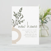 Vorlage für neue Zuhause Housewarming-Party Einlad (Stehend Vorderseite)