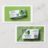 Vorlage für Öko-freundliche Visitenkarten - Anpass Visitenkarte (Vorne/Hinten)