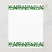 Vorlage für Olivenöl-Blätter Flyer (Vorne)