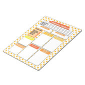 Vorlage für Orange Nursing Student Mediation Notizblock (angewinkelt)