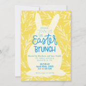 Vorlage für Osterbrunch-Party Einladungen (Vorderseite)