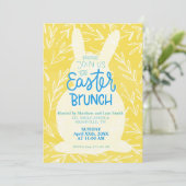 Vorlage für Osterbrunch-Party Einladungen (Stehend Vorderseite)