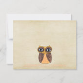 Vorlage für Owl Fashion Business Geschenkgutschein (Rückseite)