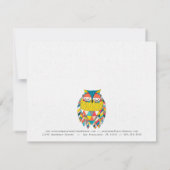 Vorlage für Owl Fashion Business Geschenkgutschein (Rückseite)