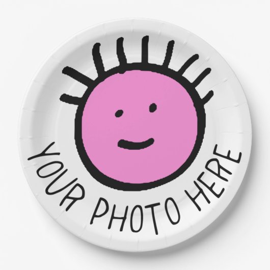 Vorlage für PAPIERTELLER des benutzerdefinierten F (Vorderseite)