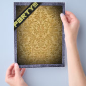 Vorlage für Party-Flyer Flyer (Hand)