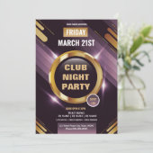 Vorlage für Party-Flyer mit mehreren Verwendungszw (Stehend Vorderseite)