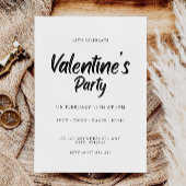 Vorlage für Party-Karten von Happy Valentine