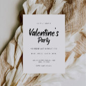 Vorlage für Party-Karten von Happy Valentine