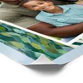 Vorlage für Patchwork-Fotos Vorlage für die Blumen Poster (Ecke)