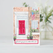 Vorlage für Patriotische Grußkarten (Stehend Vorderseite)