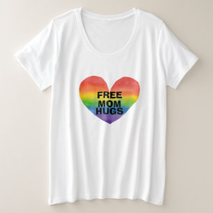Vorlage für personalisierte Freie Mama Große Größe T-Shirt