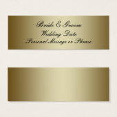 Vorlage für Personalisierte Gastgeschenk Hochzeit (Vorne & Hinten)