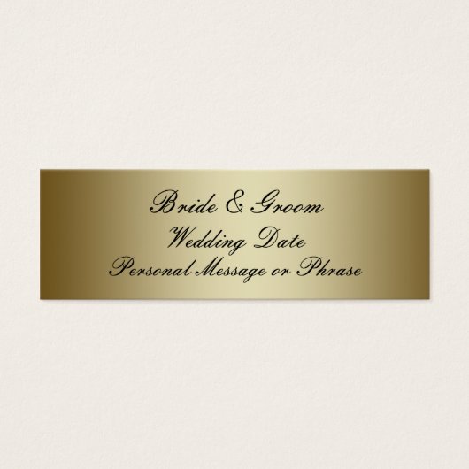 Vorlage für Personalisierte Gastgeschenk Hochzeit (Vorderseite)