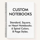 Vorlage für Personalisierte Grafik-Notebook-Blank Notizbuch (Vorderseite)