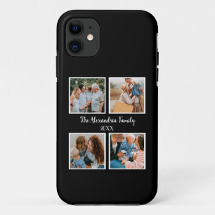 Vorlage für personalisierte Gruppe 4 Foto-Collage Case-Mate iPhone Hülle