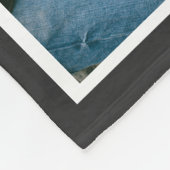 Vorlage für personalisierte Gruppe 4 Foto-Collage Fleecedecke (Ecke)