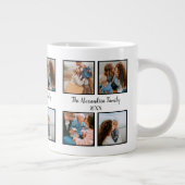 Vorlage für personalisierte Gruppe 4 Foto-Collage Jumbo-Tasse (Rechts)