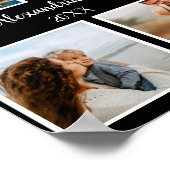 Vorlage für personalisierte Gruppe 4 Foto-Collage Poster (Ecke)