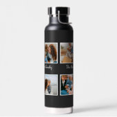 Vorlage für personalisierte Gruppe 4 Foto-Collage Trinkflasche (Links)