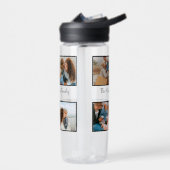 Vorlage für personalisierte Gruppe 4 Foto-Collage Trinkflasche (Links)