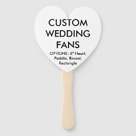 Vorlage für Personalisierte HERZ-WEDING-FANS Fächer