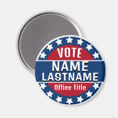 Vorlage für personalisierte Kampagne Magnet (Vorderseite/Rückseite)