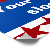 Vorlage für personalisierte Kampagne Poster (Ecke)