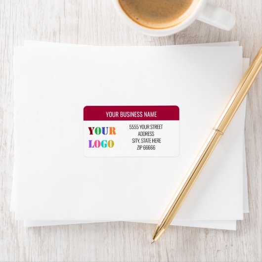Vorlage für Personalisierte Logoadressen Adressaufkleber (Insitu)