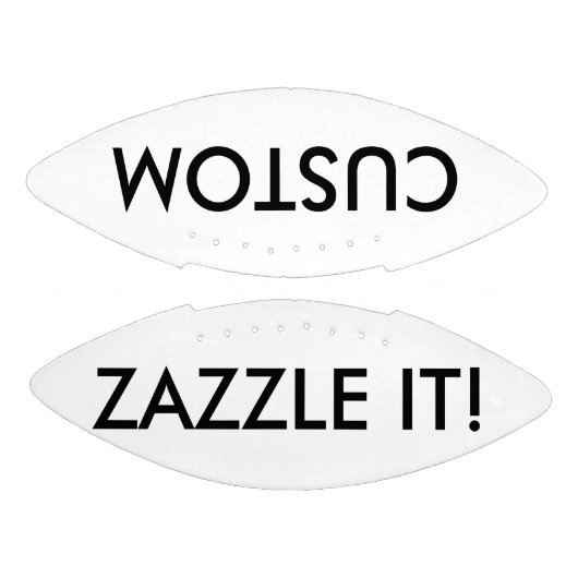 Vorlage für Personalisierte Mini-Fußball-Leertaste Football (Paneele)