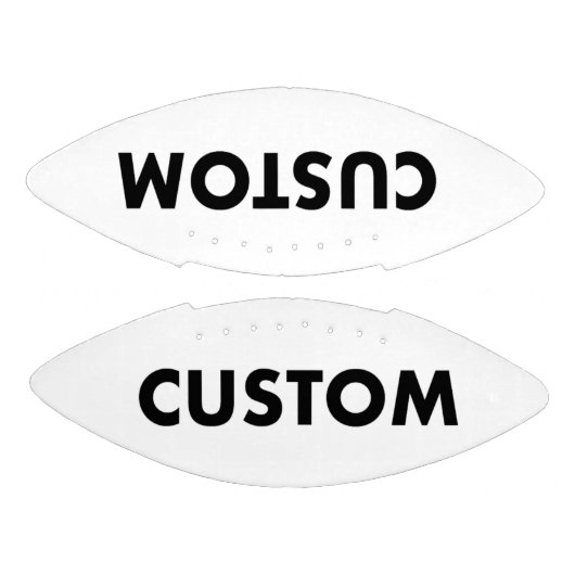 Vorlage für Personalisierte Mini-Fußball-Leertaste Football (Paneele)