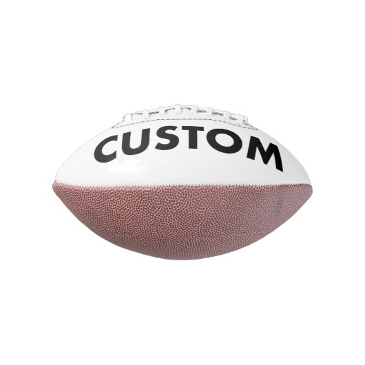 Vorlage für Personalisierte Mini-Fußball-Leertaste Football (Gedreht 90)