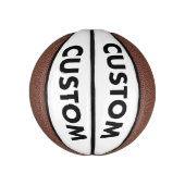 Vorlage für Personalisierte Minibasketball-Blanken Mini Basketball (Vertikal)