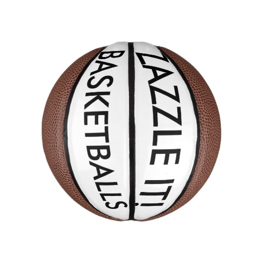 Vorlage für Personalisierte Minibasketball-Blanken Mini Basketball (Vertikal)