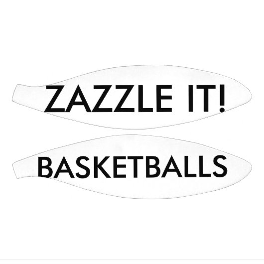 Vorlage für Personalisierte Minibasketball-Blanken Mini Basketball (Panele)