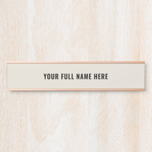 Vorlage für personalisierte Namensschilder Farbe a (Vorderseite )