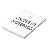 Vorlage für Personalisierte Notepad-Blende Notizblock (Rotiert)