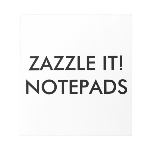Vorlage für Personalisierte Notepad-Blende Notizblock (Vorderseite)