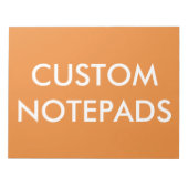 Vorlage für Personalisierte Notepad-Blende Notizblock (Vorderseite)