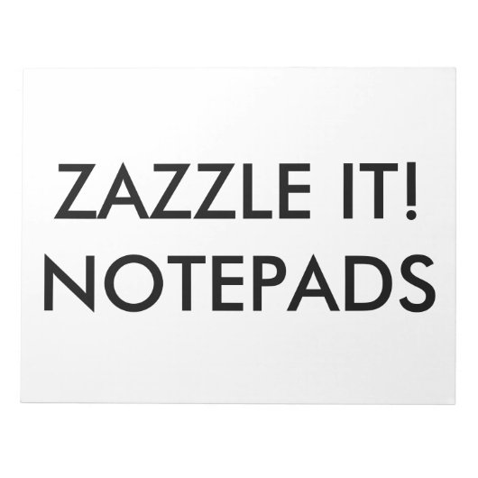 Vorlage für Personalisierte Notepad-Blende Notizblock (Vorderseite)