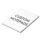 Vorlage für Personalisierte Notepad-Blende Notizblock (Rotiert)