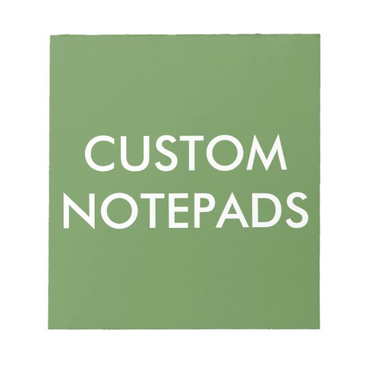 Vorlage für Personalisierte Notepad-Blende Notizblock (Vorderseite)