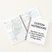 Vorlage für Personalisierte ReferenzNotebook-Leers Notizbuch (Innenseite)