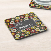 VORLAGE FÜR PERSONALISIERTE RETRO CORK UNTERSETZER (Linke Seite)