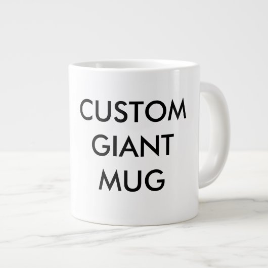 Vorlage für Personalisierte Riesen-Tasse Jumbo-Tasse (Vorderseite Rechts)