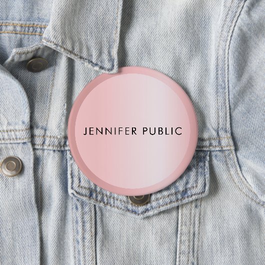 Vorlage für personalisierte Rose Gold Monogram Button (Beispiel)