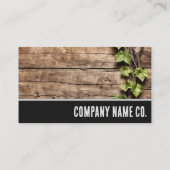 Vorlage für Personalisierte rustikale Visitenkarte (Rückseite)