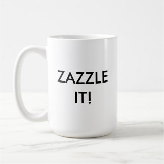 Vorlage für Personalisierte weiße Tasse