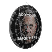 Vorlage für Personalisiertes Foto für benutzerdefi Dartscheibe (Vorderseite Links)